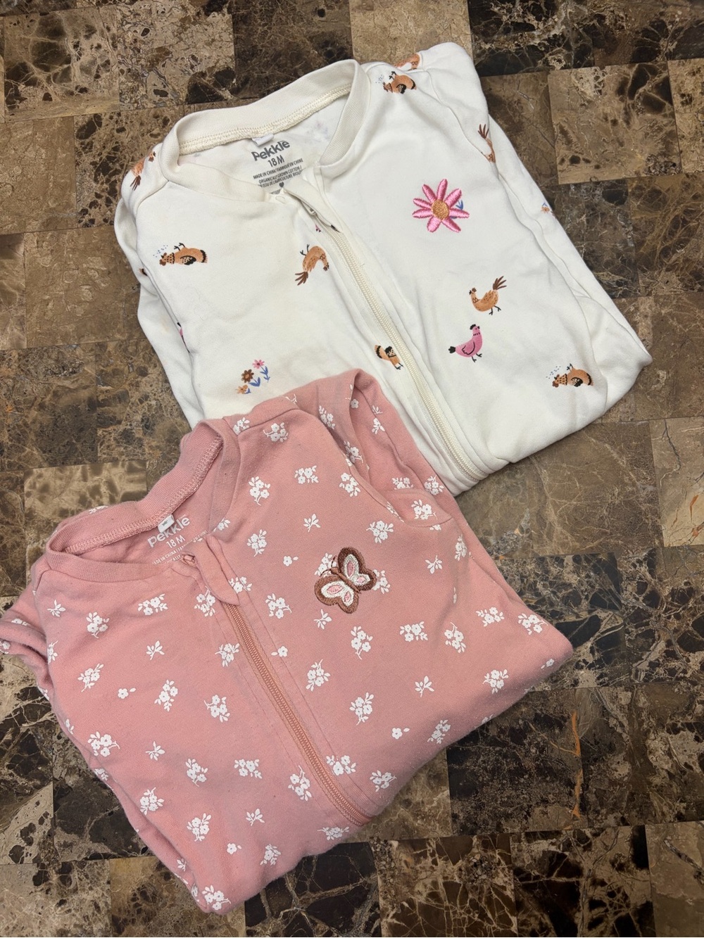 Pekkle bundles of 2 pajamas 18 months